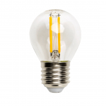 Lampadina a filamento globetto E27 4W 470lumen