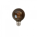 Lampadina a filamento led E27 4W vetro ambrato 280 lumen 1800K