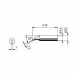 Punta cacciavite angolato 2,2mm 0842JD